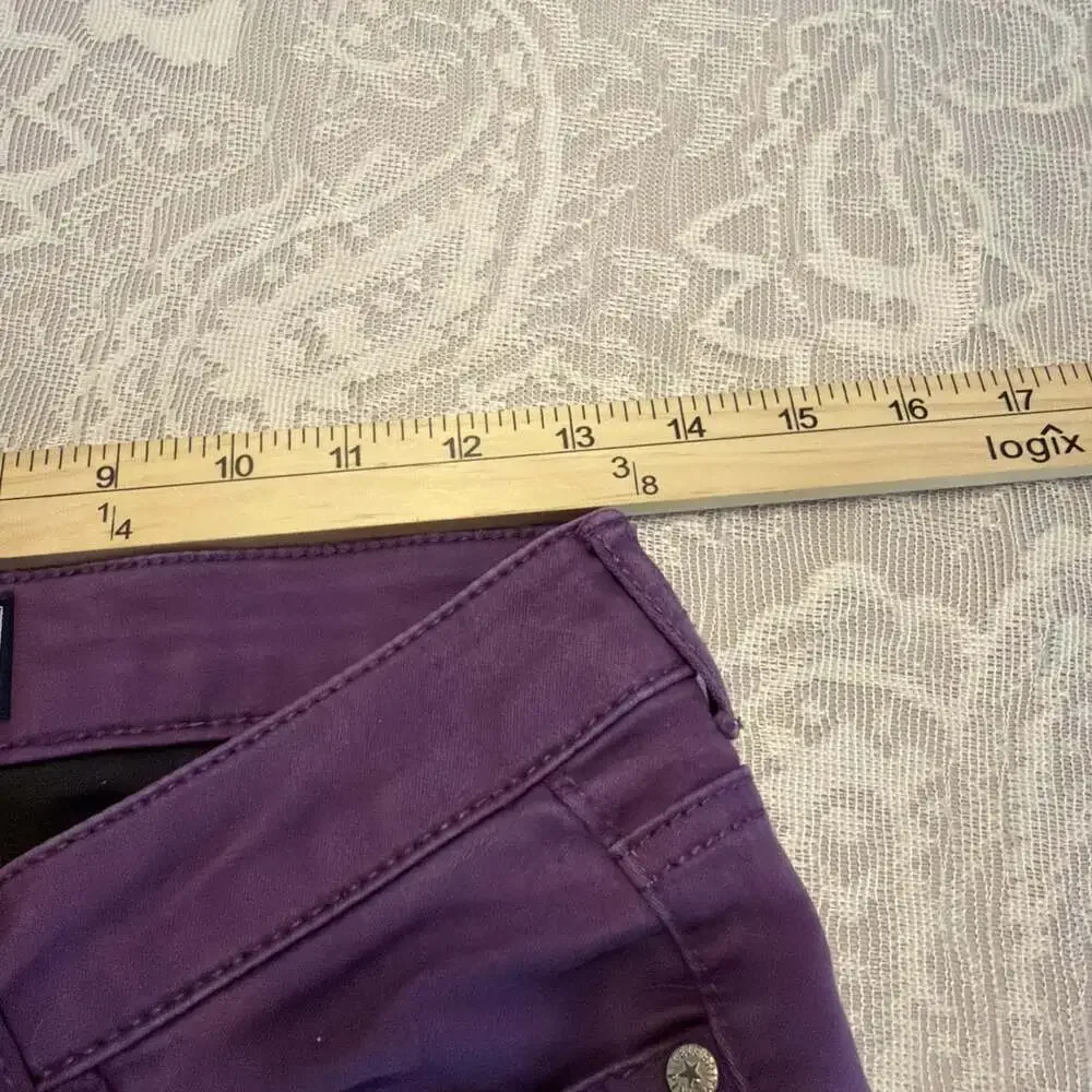Celebrity Pink Women's Pants Purple Corduroy Skinny Leg 26/28
